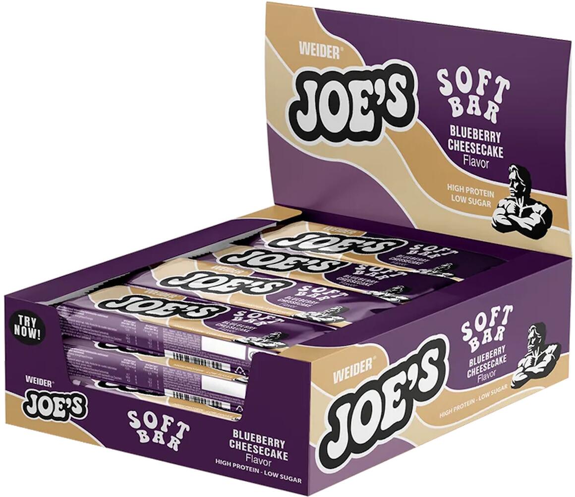 Weider Joes Soft Bar, 12 x 50 g Riegel, Blueberry Cheesecake