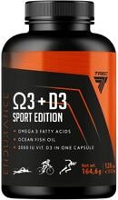 Trec Nutrition Omega 3 + D3 Sport Edition, 120 Kapseln