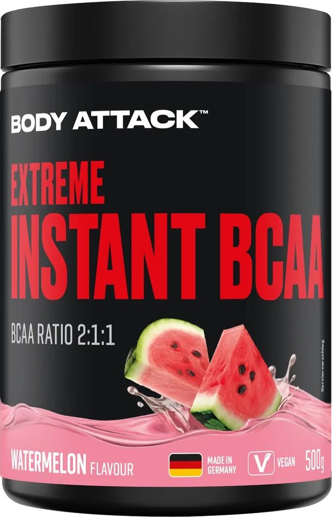 Body Attack Extreme Instant BCAA, 500 g Dose, Watermelon
