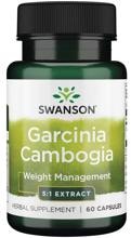 Swanson Garcinia Cambogia 5:1 Extrakt, 60 Kapsel