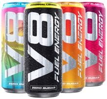 VAST Sports V8 Fuel Energy, 12 x 500 ml Dose (inkl. 3,- Euro Pfand)
