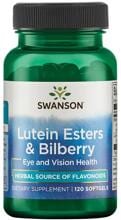 Swanson Lutein Esters & Bilberry, 120 Kapseln