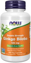 Now Foods Ginkgo Biloba 120 mg, 100 Kapseln
