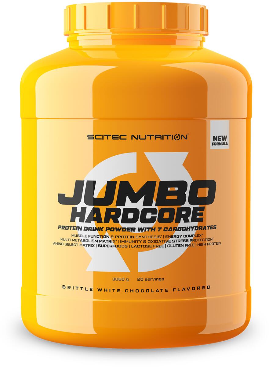 Scitec Nutrition Jumbo Hardcore, 3060 g Dose, Krokant Weiße Schokolade