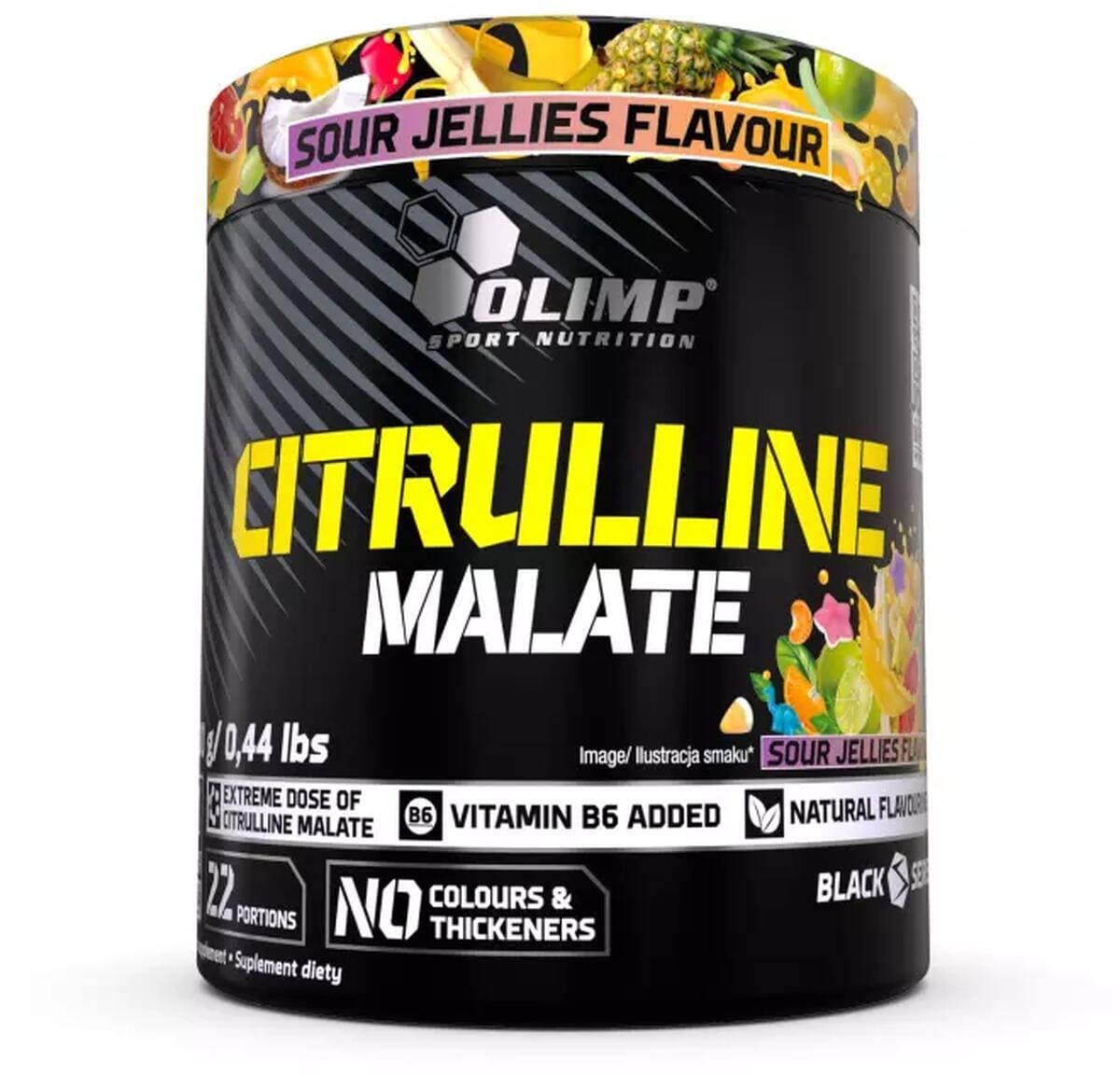 Olimp Citrullin Malate, 200 g Dose, Sour Jellies