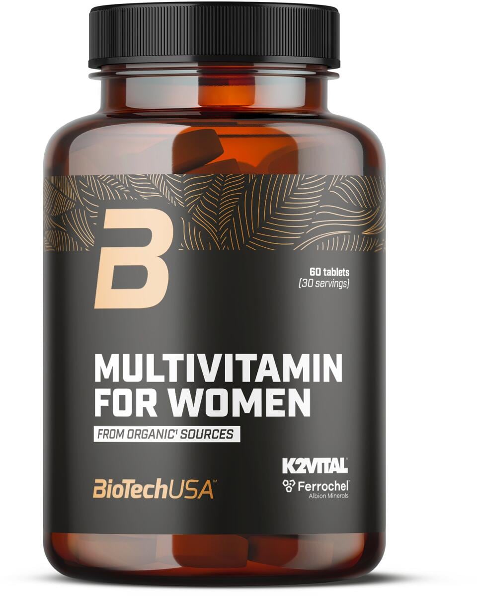 BioTech USA Multivitamin For Women from organic sources, 60 Tabletten