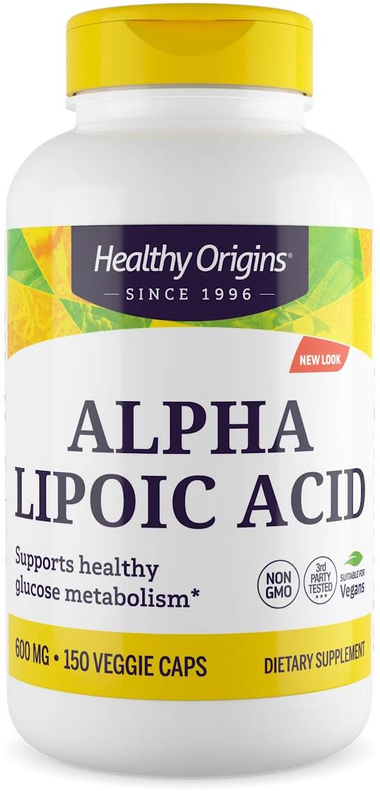 Healthy Origins Alpha Lipoic Acid Depot - 600 mg, 150 Kapseln