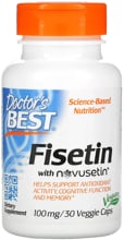 Doctors Best Fisetin with Novusetin - 100 mg, 30 Kapseln