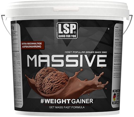 LSP Massive X Weight Gainer, 4000g Dose, Double Chocolate