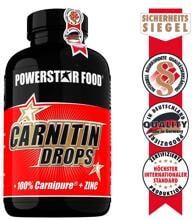 Powerstar Food CARNITIN DROPS, 120 Lutschtabletten, Lemon