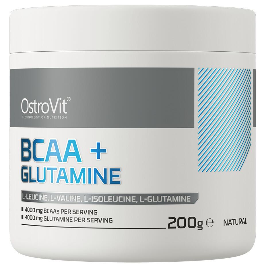OstroVit BCAA + Glutamine, 200 g Dose, Natural
