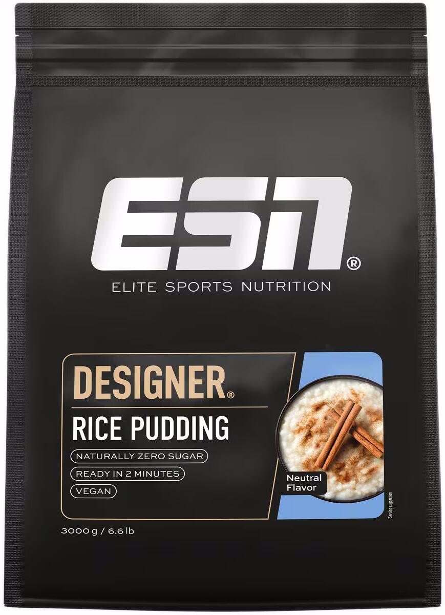 ESN Designer Reispudding, 3000 g Beutel, Neutral Flavor