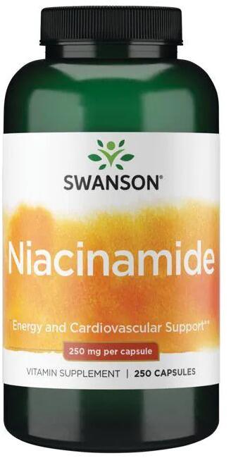 Swanson Niacinamid - 250 mg, 250 Kapseln