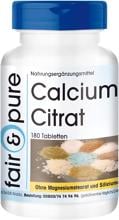 fair & pure Calcium Citrat (300 mg), 180 Tabletten Dose
