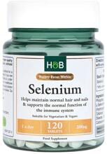 Holland & Barrett Selenium - 200 mcg, 120 Tabletten