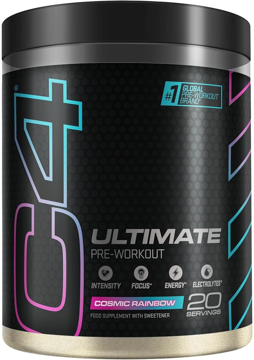 Cellucor C4 Ultimate Pre-Workout, 496 g Dose, Cosmic Rainbow