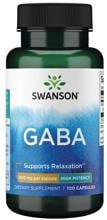 Swanson GABA 500 mg, 100 Kapseln