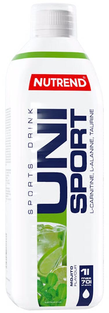 Nutrend Unisport – Sportgetränk Konzentrat, 1000 ml Flasche, Mojito