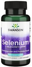 Swanson Selenium L-Selenomethionine 100 mcg, 200 Kapseln