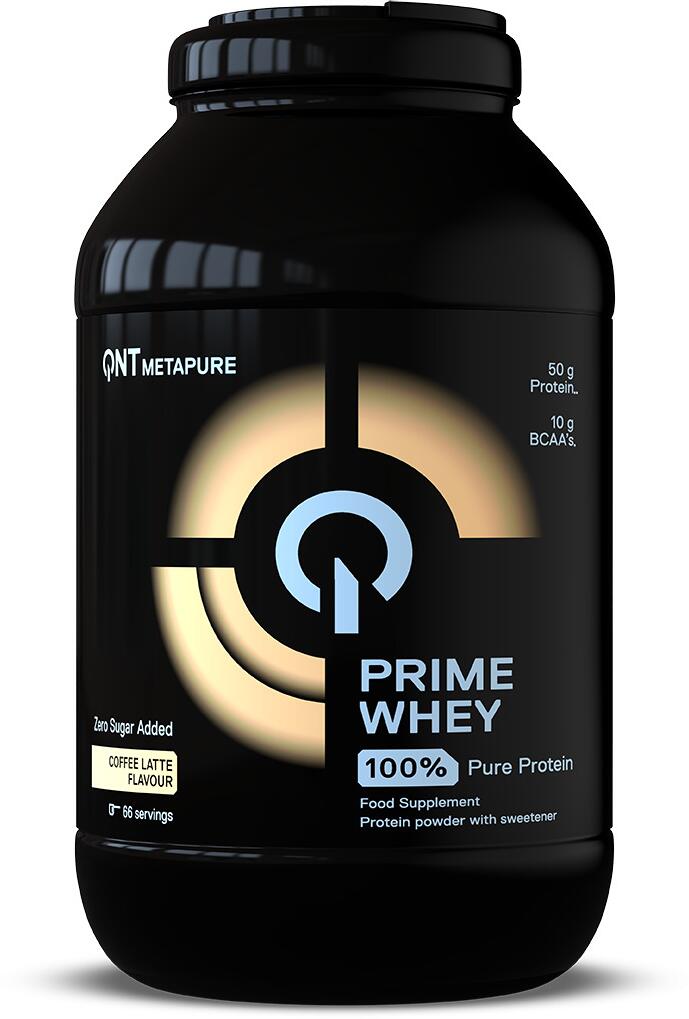 QNT Prime Whey Protein, 908 g Dose, Coffee Latte