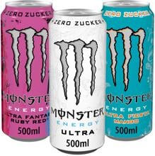 Monster Energy Ultra, 12 x 500 ml Dose (inkl. 3,- Euro Pfand)