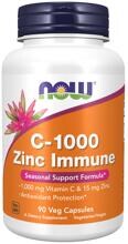 NOW Foods C-1000 Zinc Immune, Kapseln