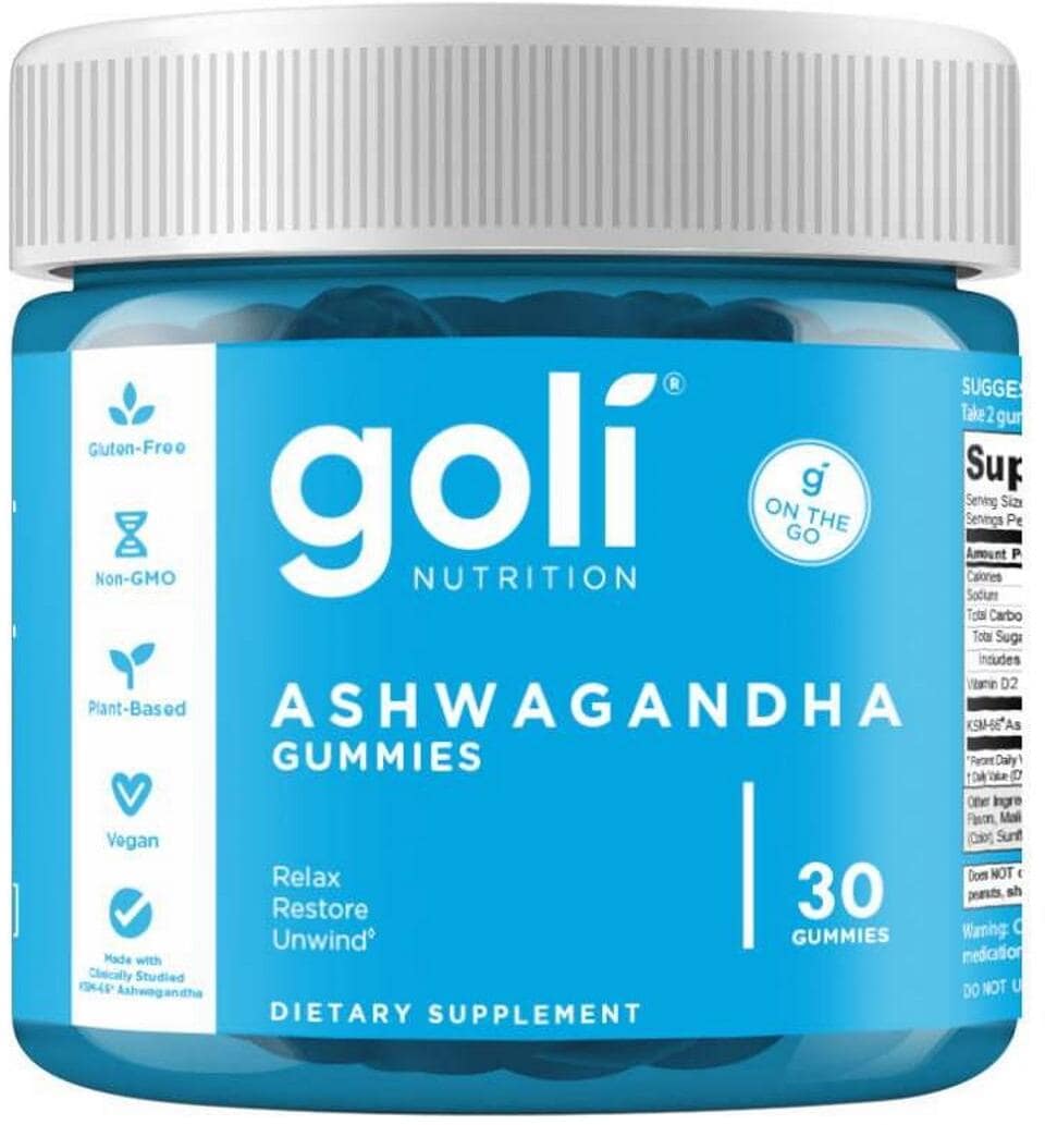 Goli Nutrition Ashwagandha Gummies, 30 Gummis, Mixed Berry