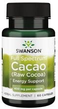 Swanson Full Spectrum Cacao 400 mg, 60 Kapseln