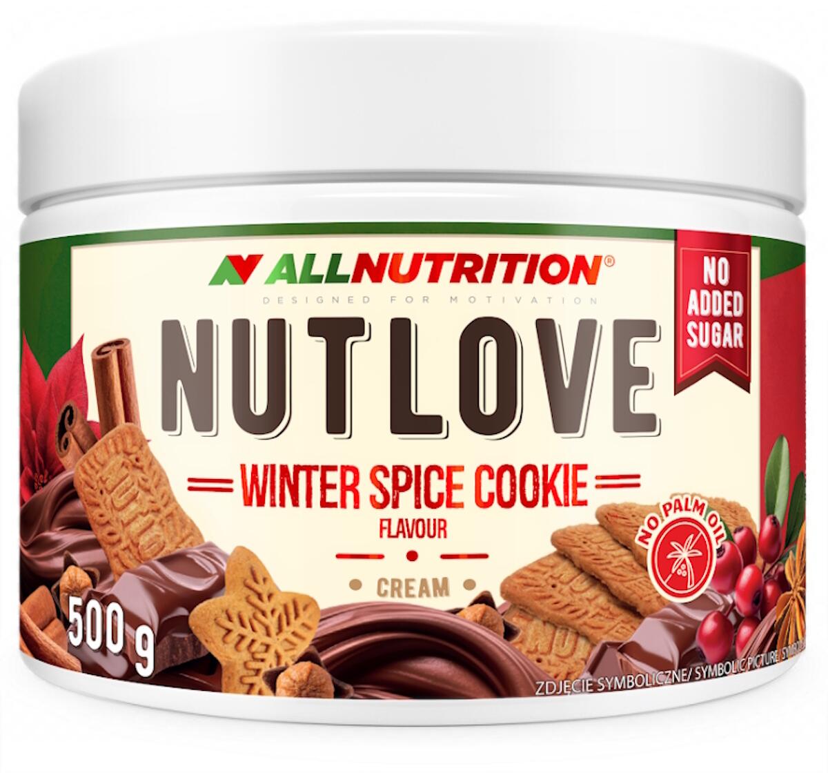 Allnutrition Nutlove, 500 g Dose, Winter Spice Cookie