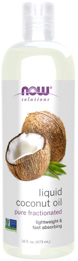 NOW Liquid Coconut Oil, 473 ml Flasche