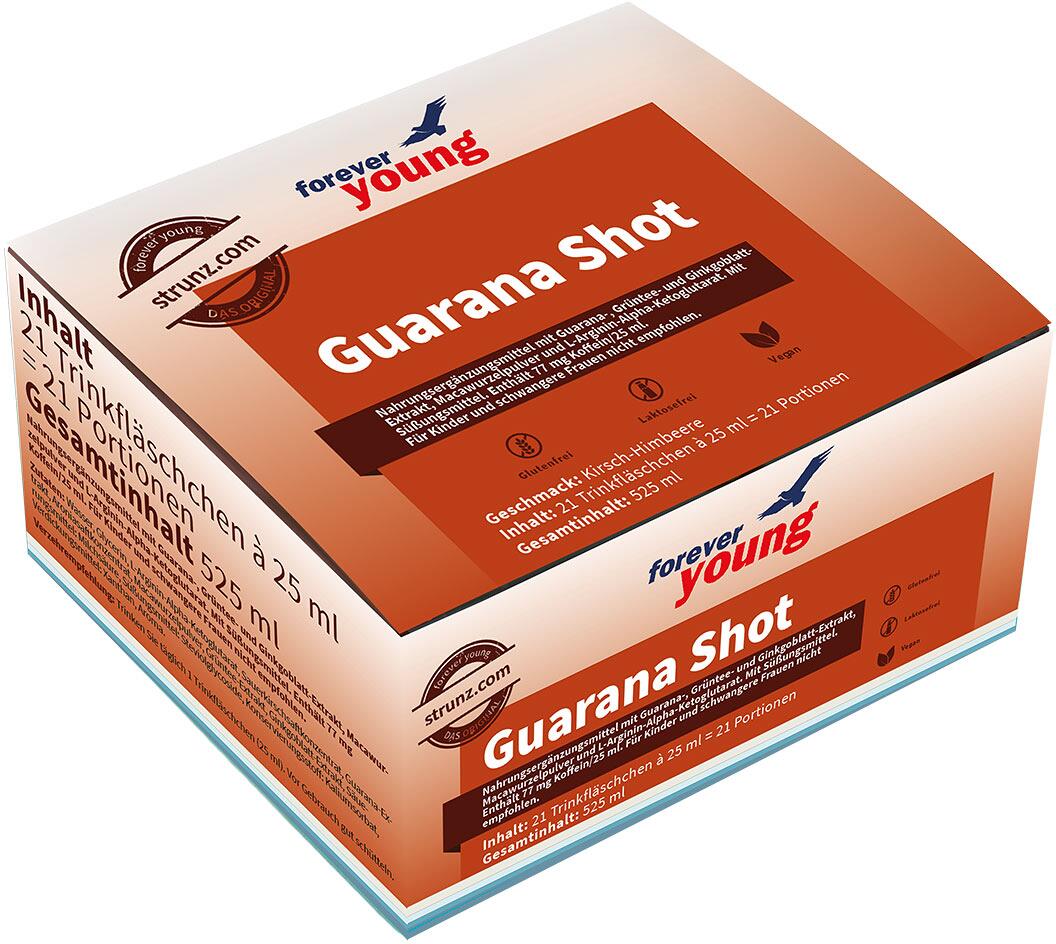 Forever Young Guarana Shot, 21 Ampullen à 25 ml