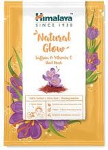 Himalaya Natural Glow Saffron & Vitamin C Sheet Mask, 30 ml Packung