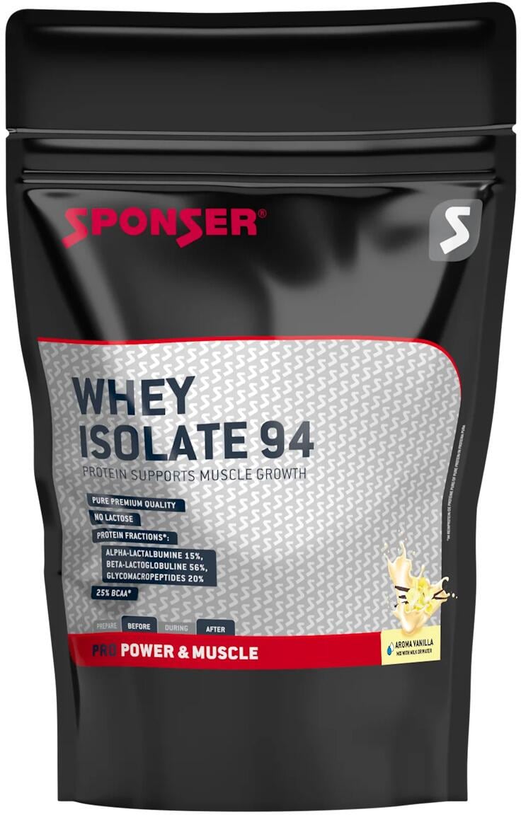 Sponser Whey Isolate 94, 1500 g Beutel, Vanilla