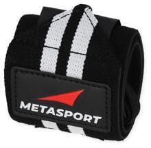 Metasport Handgelenkbandagen, Schwarz Weiß