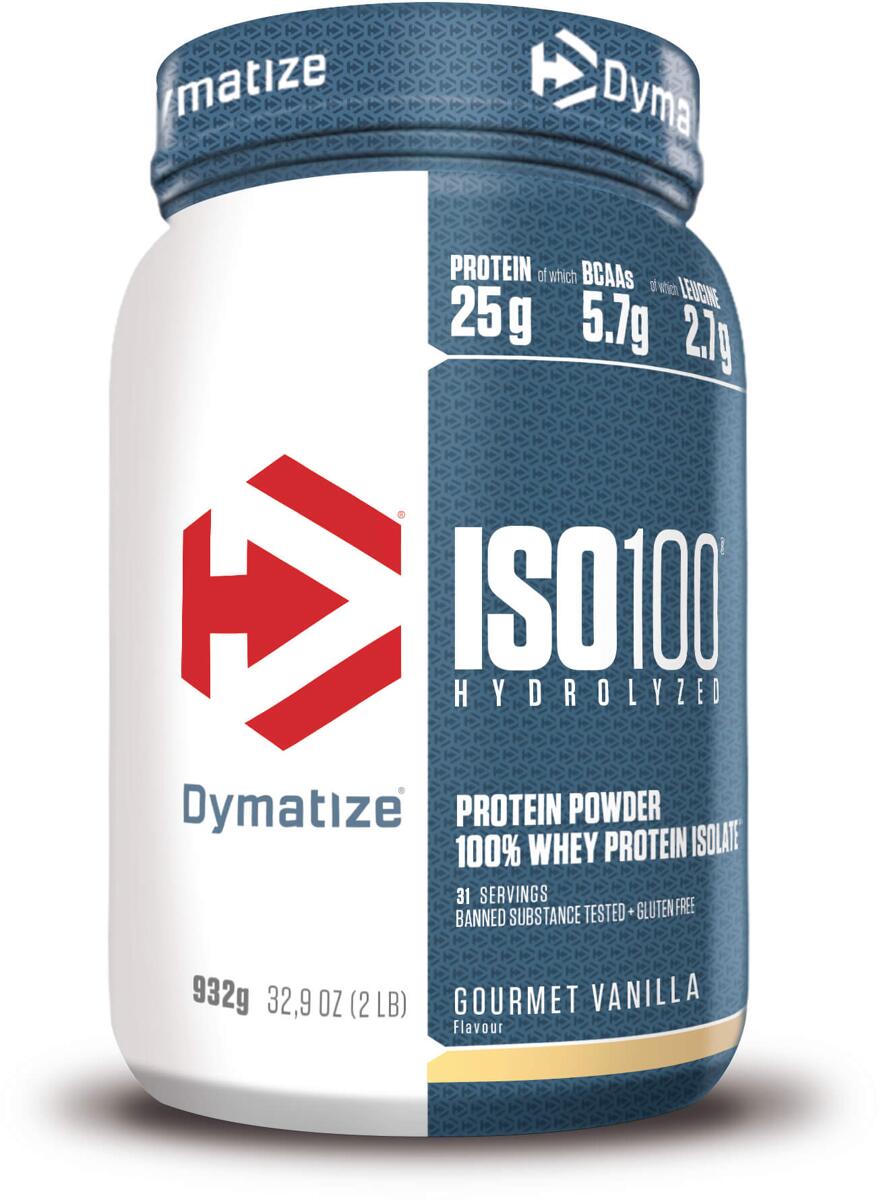 Dymatize ISO 100 Whey Protein, 932 g Dose, Gourmet Vanilla