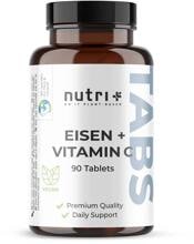 nutri+ Eisen + Vitamin C, 90 Tabletten