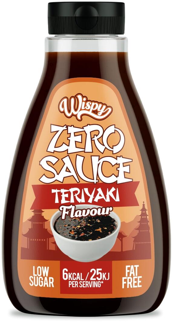 Wispy Zero Sauce, 440 ml Flasche, Teriyaki