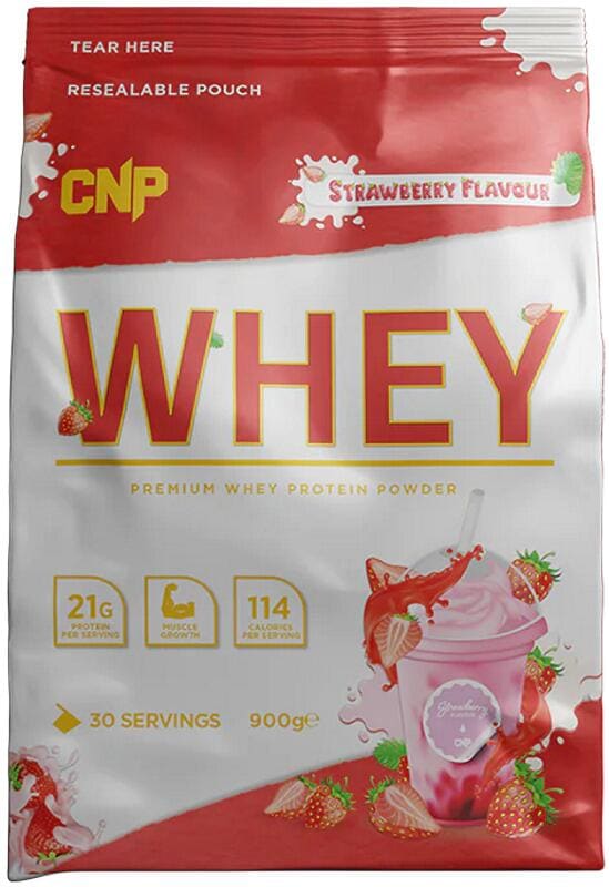 CNP Whey Protein Powder, 900 g Beutel, Strawberry