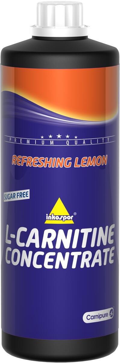 inkospor L-Carnitine Konzentrat, 1 l Flasche, Refreshing Lemon
