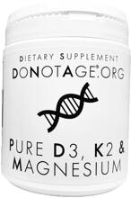 DoNotAge Pure Vitamin D3, K2 & Magnesium, 60 Kapseln