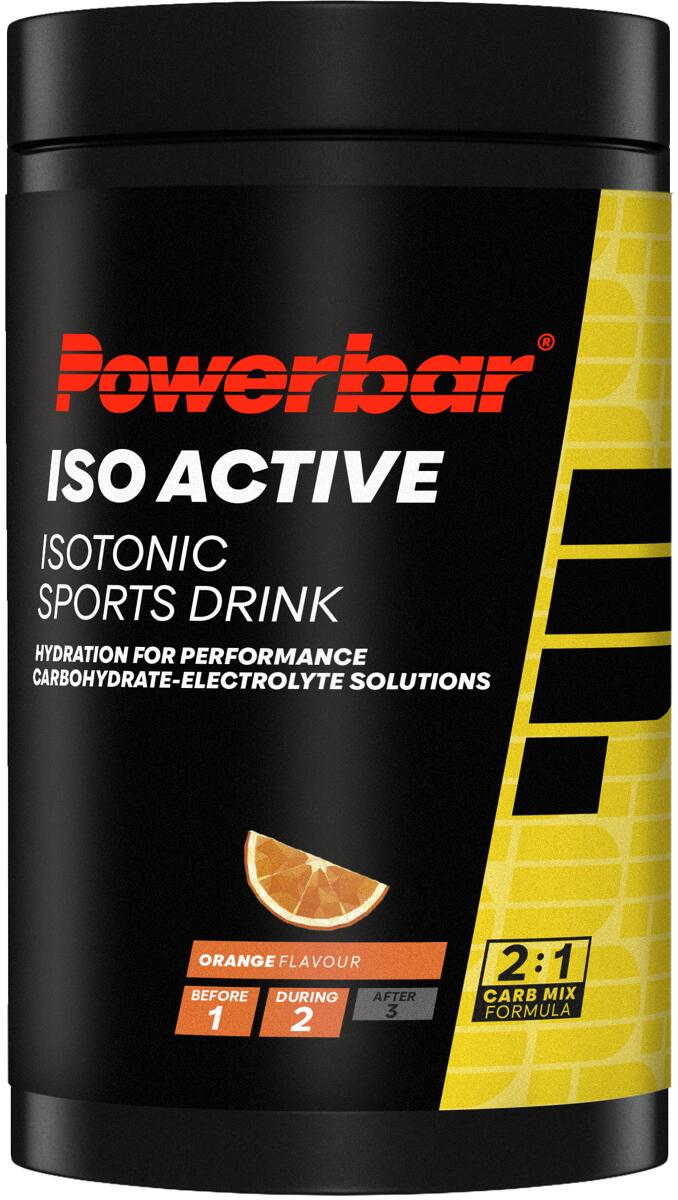 PowerBar IsoActive Sportgetränk, 600 g Dose, Orange