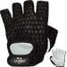 C.P. Sports Klassik Fitness Handschuhe, schwarz - weiß