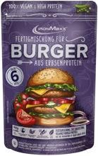 IronMaxx Fertigmischung für vegane Burger, 150 g Beutel