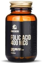 Grassberg Folic Acid 400 mcg, 60 Kapseln