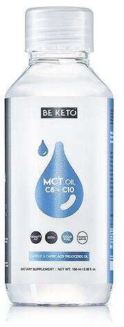 BeKeto MCT Oil Liquid C8 / C10, 100 ml Flasche