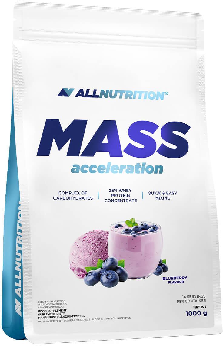 Allnutrition Mass Acceleration, 1000 g Beutel, Blueberry