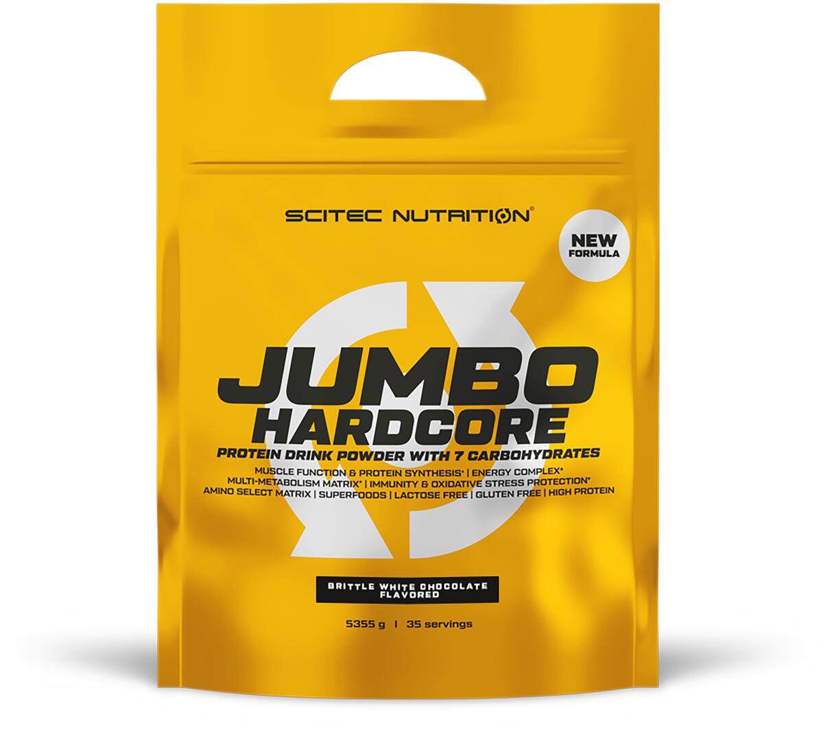 Scitec Nutrition Jumbo Hardcore, 5355 g Beutel, Krokant Weiße Schokolade