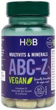 Holland & Barrett ABC-Z Vegan Multivits & Minerals, 60 Tabletten