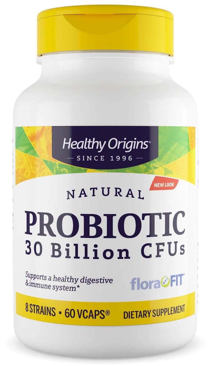 Healthy Origins Probiotic - 30 Billion CFU"s 8 Strains, 60 Kapseln