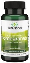 Swanson Full Spectrum Pomegranate Whole Fruit & Seed, 60 Kapseln